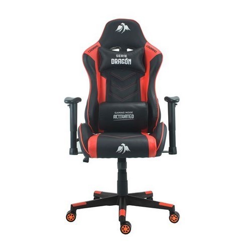 SILLA GAMING CROMAD CR1146 SERIE DRAGON NEGRA/ROJA